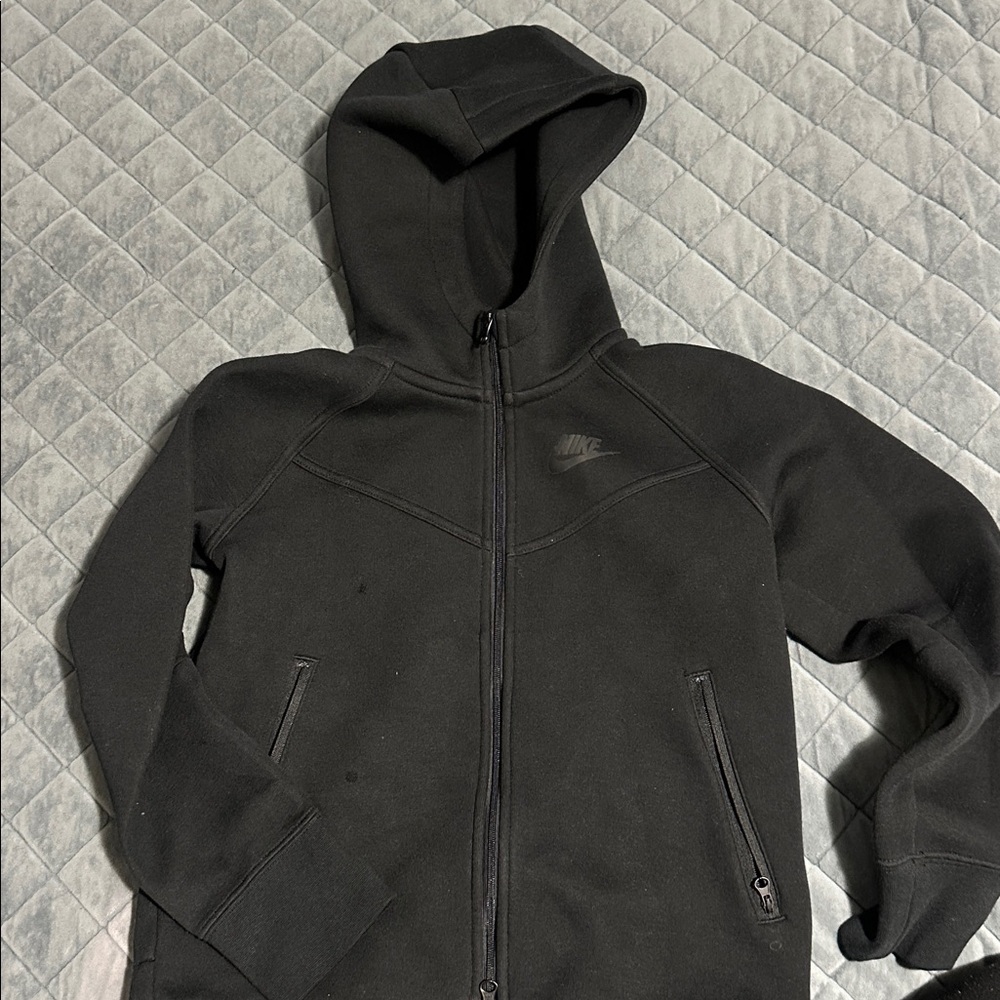 Nike Tech Black Hooded Jacket